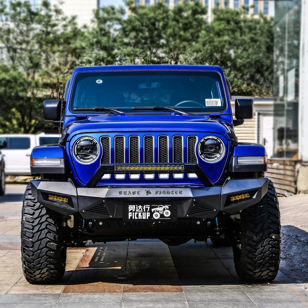 Brave fighter：Suitable for Jeep Wrangler JL front bumper