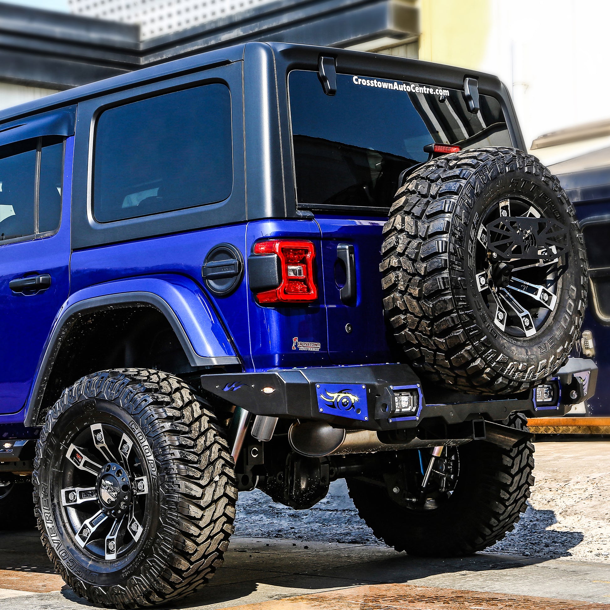 Brave fighter：Suitable for Jeep Wrangler JL rear bumper