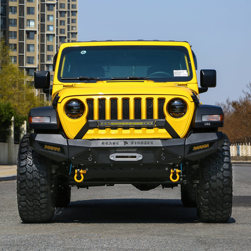 Brave fighter：Suitable for Jeep Wrangler JL front bumper