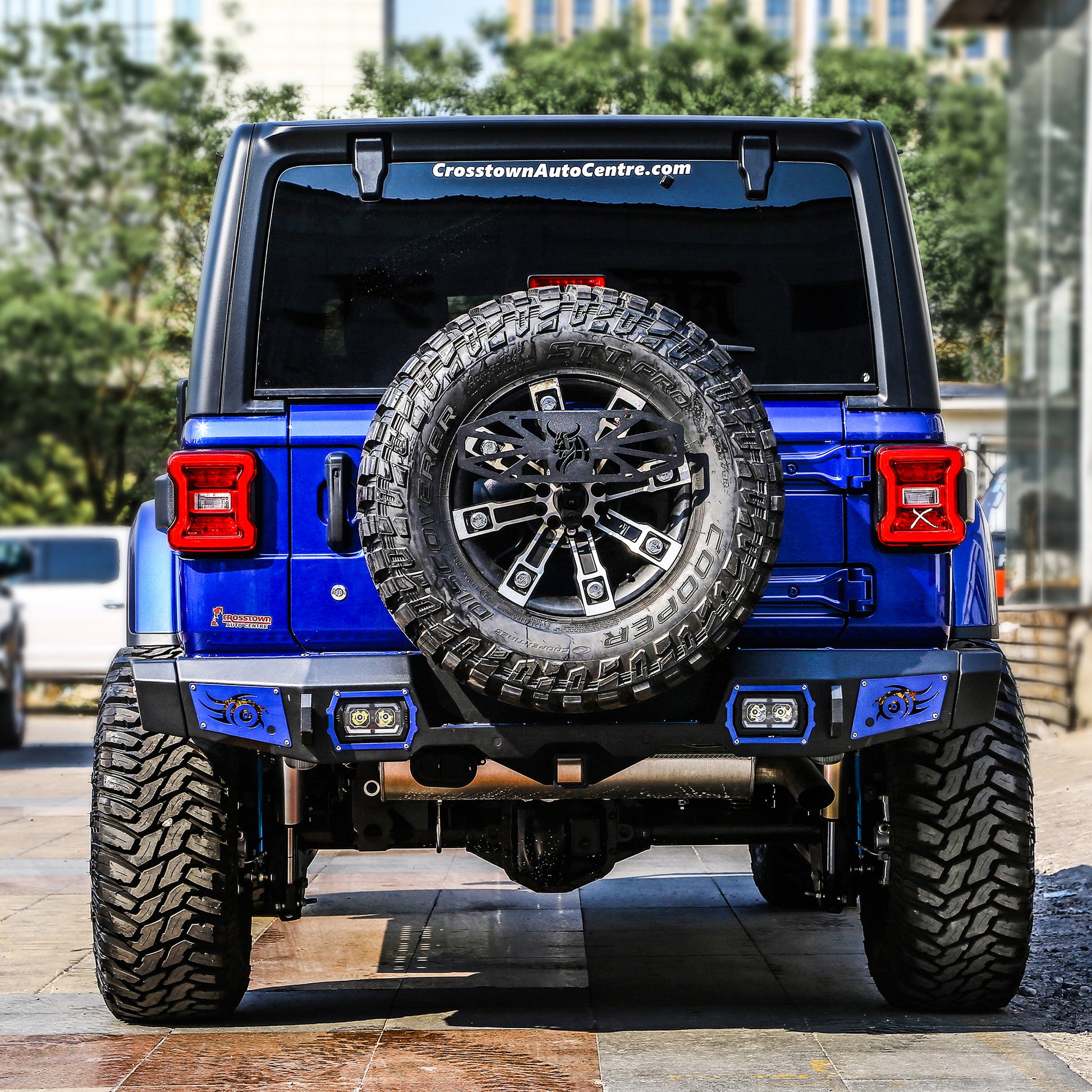 Brave fighter：Suitable for Jeep Wrangler JL rear bumper