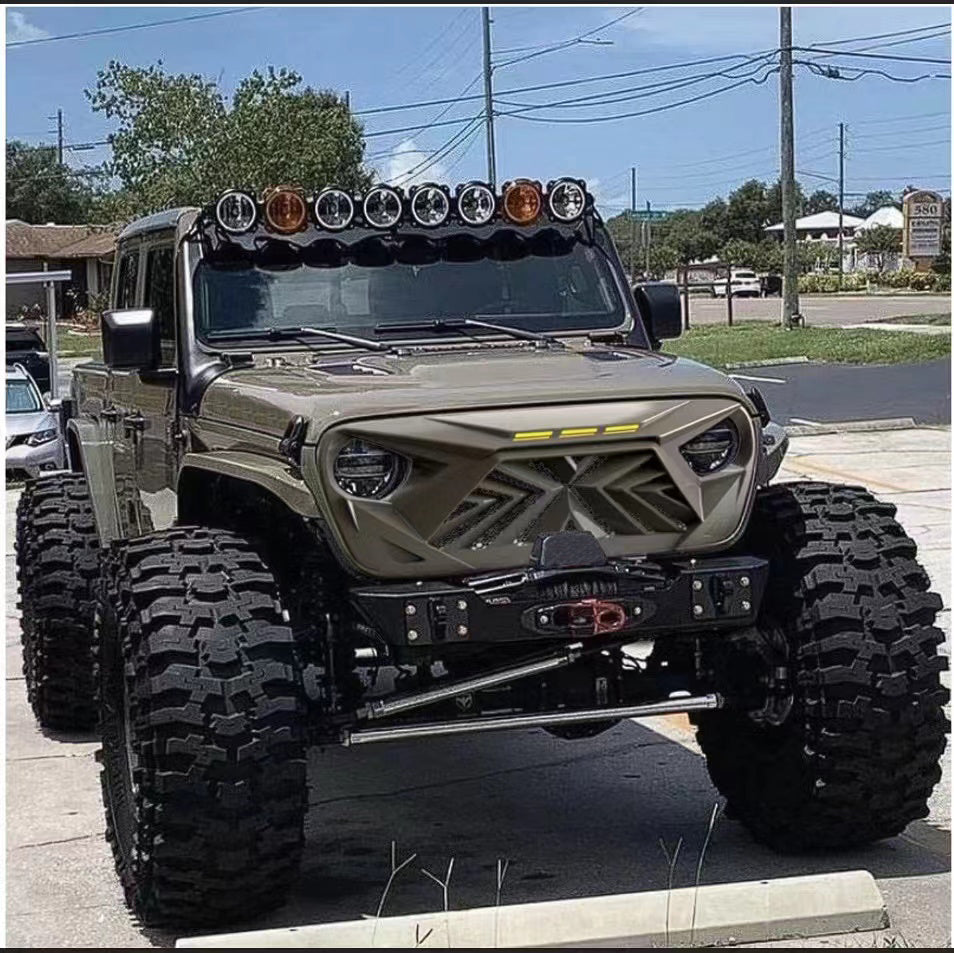 BRAVE FIGHTER：SUITABLE FOR WRANGLER POLICE STYLE CAR GRILLE