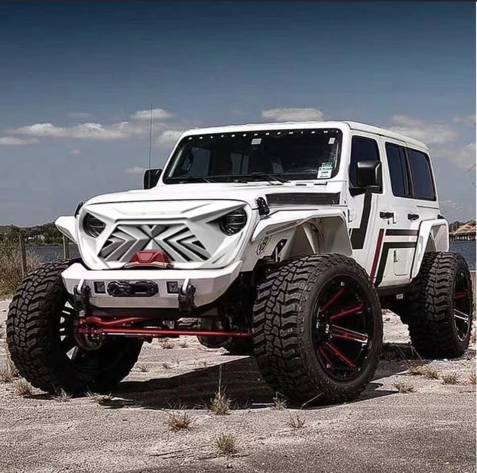 BRAVE FIGHTER：SUITABLE FOR WRANGLER POLICE STYLE CAR GRILLE