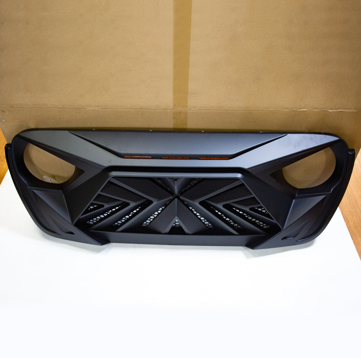 BRAVE FIGHTER：SUITABLE FOR WRANGLER POLICE STYLE CAR GRILLE
